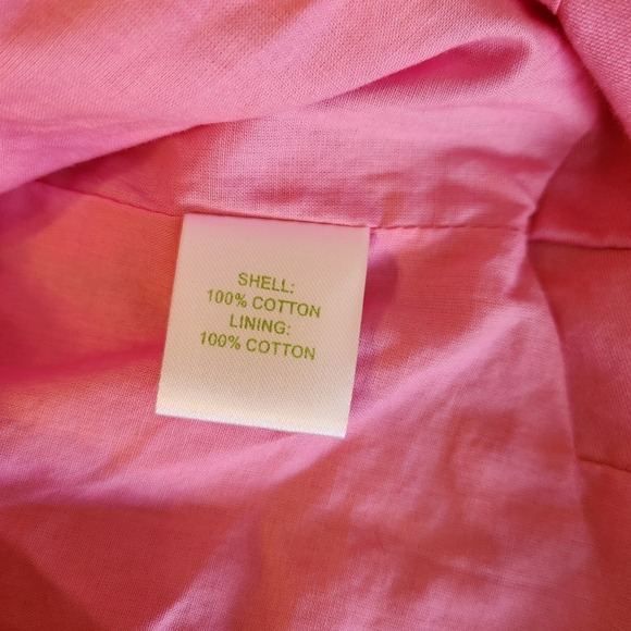 Lilly Pulitzer Jubilee Pink Floral Shift Dress Size 14 50th Anniversary - Picture 10 of 10